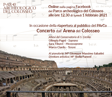 Parco archeologico del Colosseo. Concerto in occasione della riapertura al pubblico.